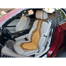 Houten kralen autostoel mat BAOBAB 1pc 128x38