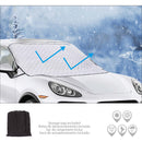 Zonnescherm winter/zomer magnetisch 190x122