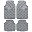 Mattenset -Alu look- carbon 4 stuks