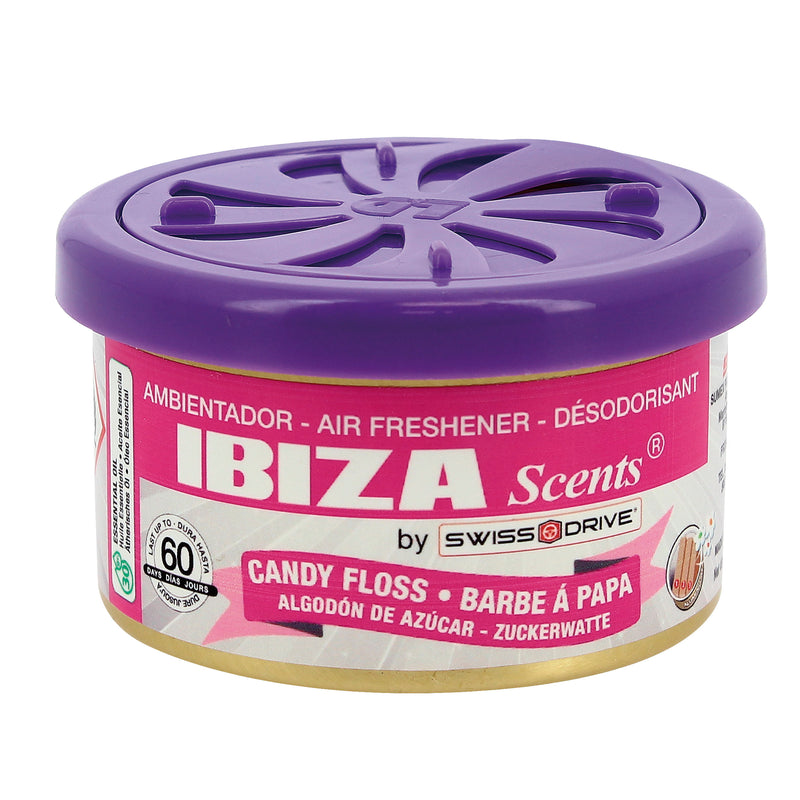 Luchtverfrisser Blikje Ibiza - Snoepstof blister
