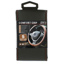 Auto stuurhoes ventilerende comfort Grip zwart met Rode stik