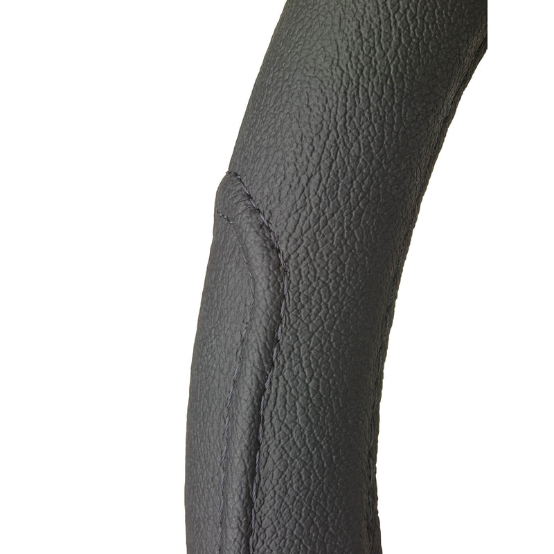 Bestelbus Stuurhoes Groot 42cm zwart Leer met zwart