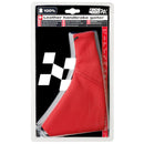 Handrem hoes leer -rood-