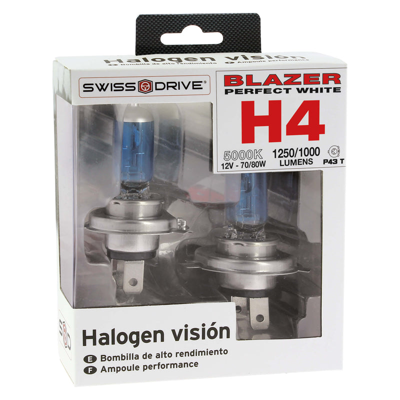 Autolampen set H4 Blazer 70-80 Watt 12v 5000k
