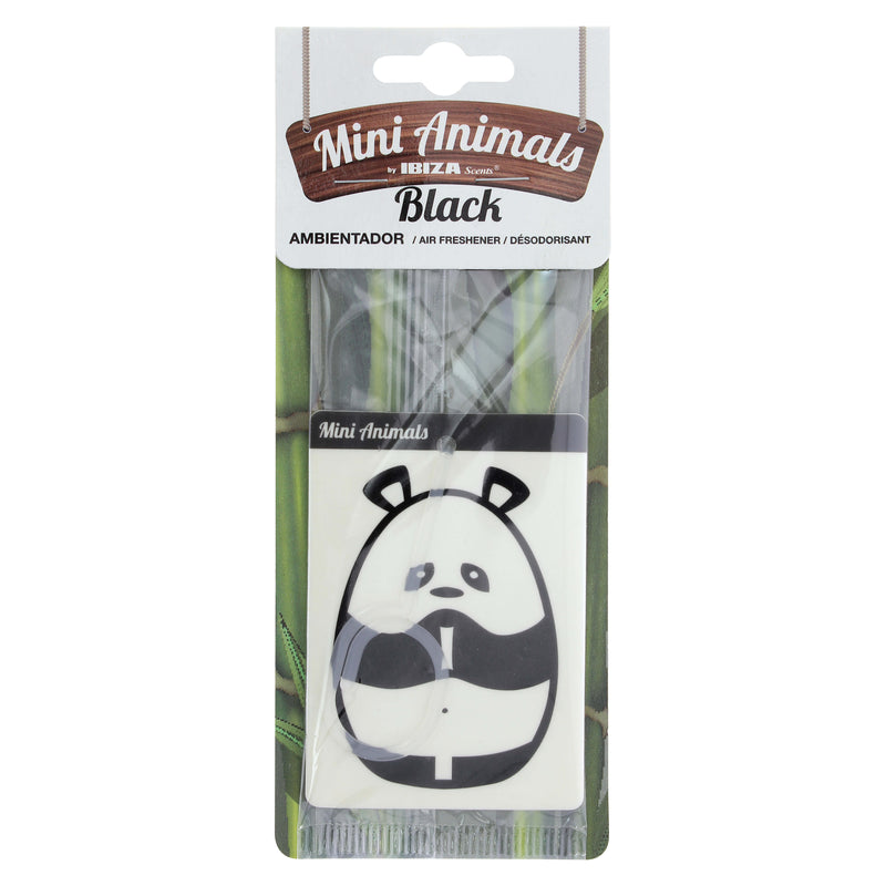 Mini Animals in de vorm panda met de geur cool zwart