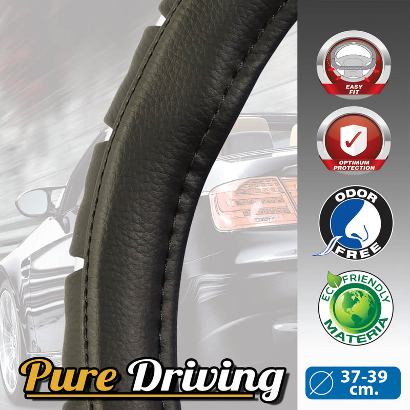 Auto stuurhoes Magna zwart 37-39cm