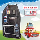 Universeel autostoel organizer - zwart