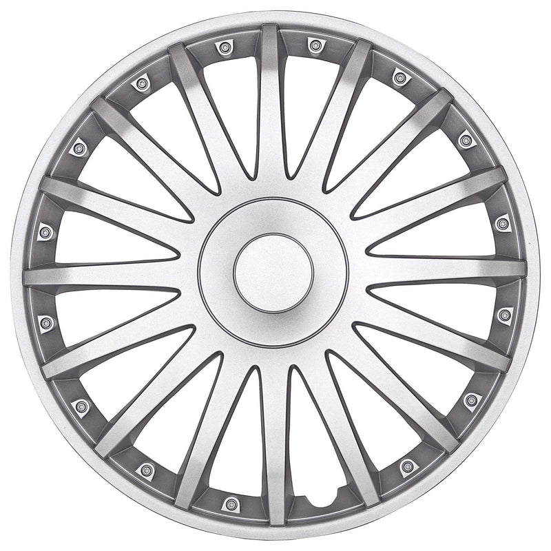 Wieldoppen 16 inch New York zilver