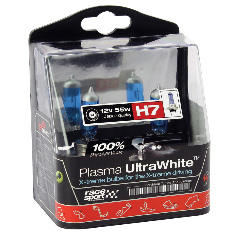 Autolampen set -Plasma- H7 55w wit licht