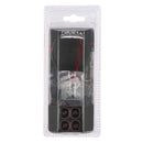 Pookknop zwart rood met lift-up achterruit