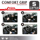 Auto stuurhoes ventilerende comfort Grip zwart 34.5-36.5cm