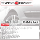 Slotbouten set -Type F- 14x15 L28