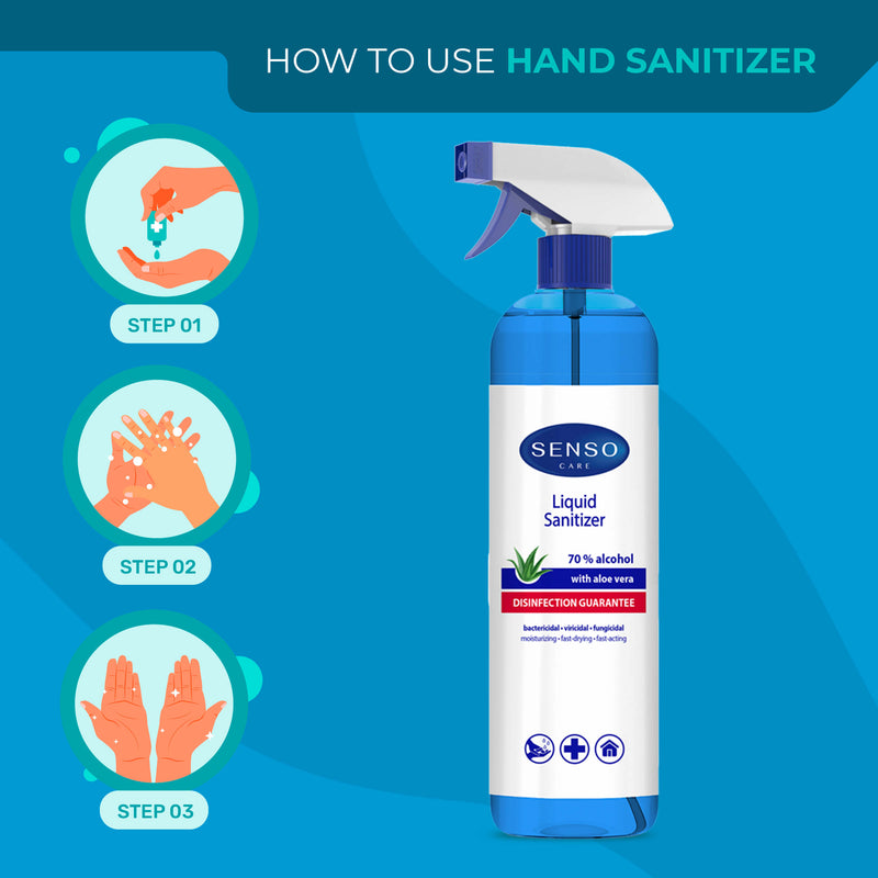 Disinfectant met Aloe Vera 70% ALC. 750ml