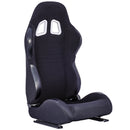 Sportstoel textiel zwart