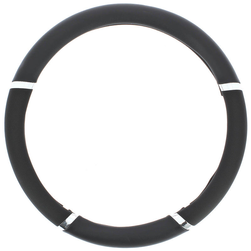 Auto stuurhoes zwart PVC -speed-