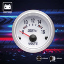 Volt meter wit 52mm 12v