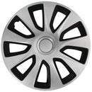 Wieldoppen 14 inch Washington zilver/zwart