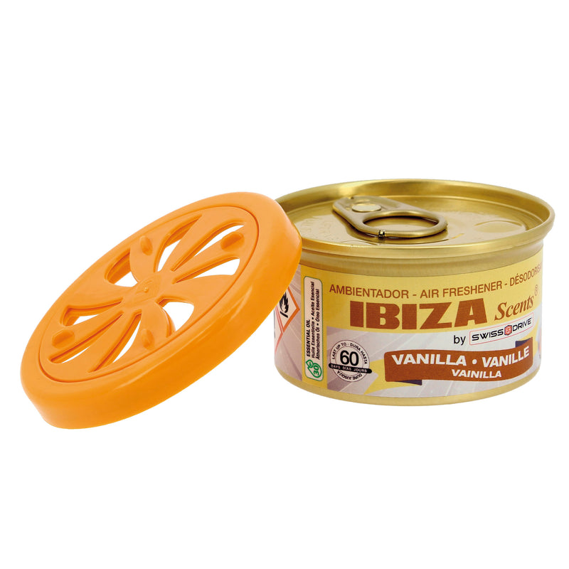 Luchtverfrisser Blikje Ibiza - Vanille blister