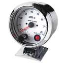 Toerenteller met schakellamp wit 90mm 12v