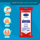 VERPAKKING VAN 40 ONTSMETTING DOEKEN ALOË VERA GEUR