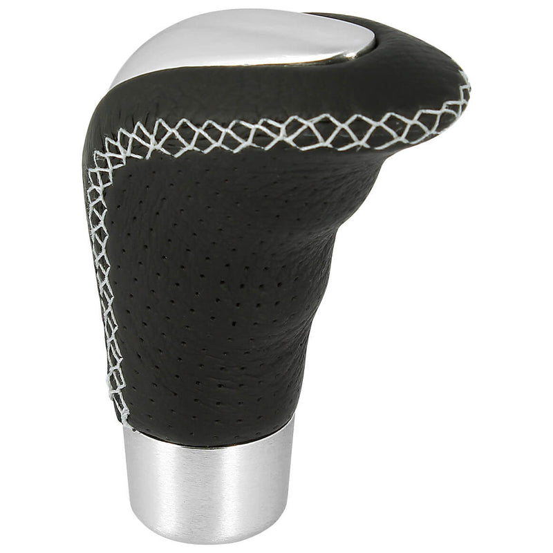 Pookknop -Classic- zwart leer