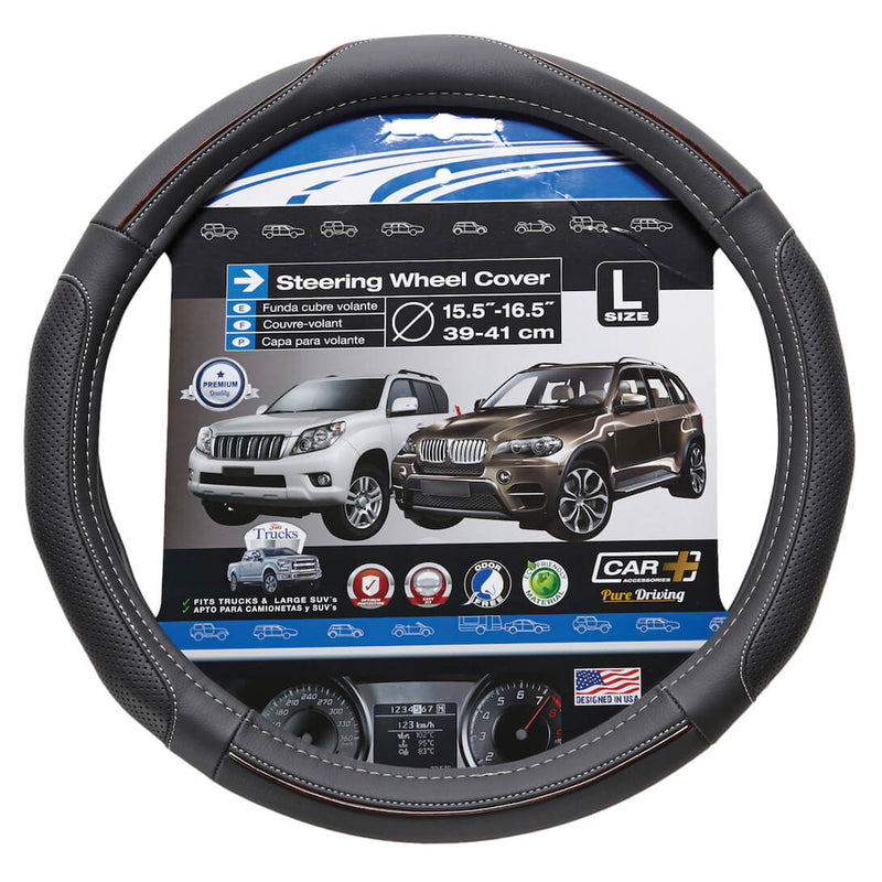 Auto stuurhoes "truck series" grijs 39-41cm