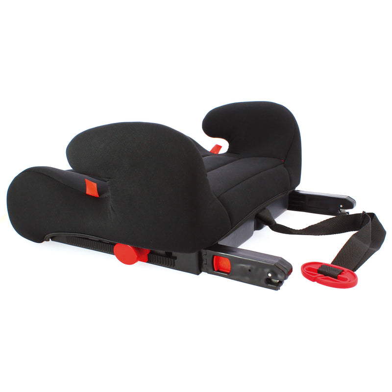 Zitverhoger RACESPORT groep 2 / 3 zwart - ISOFIX