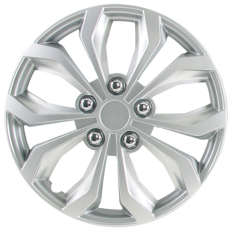 Wieldoppen 14 inch Spa zilver