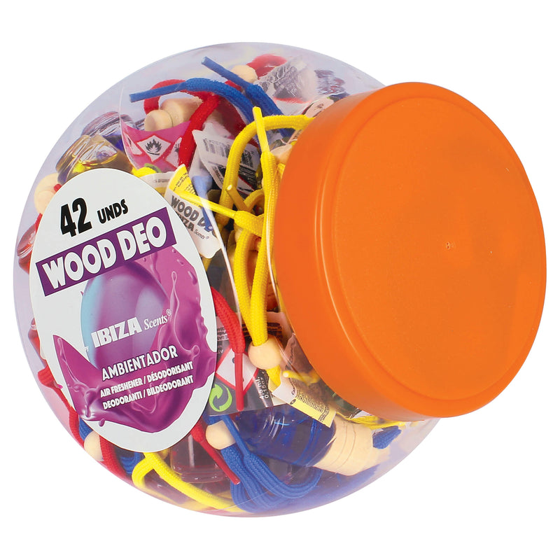 Wood Deo geur flesje assortiment 42st (ES&PT)