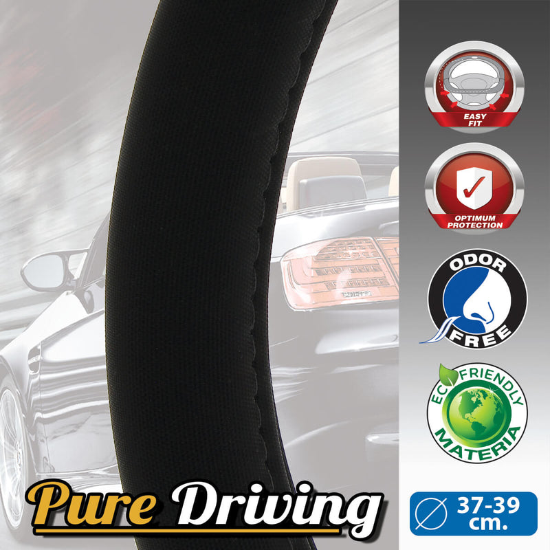 Stuurhoes type Slik zwart soft touch 37-39cm