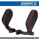 Laterale hoofdsteun zwart met rode stiks