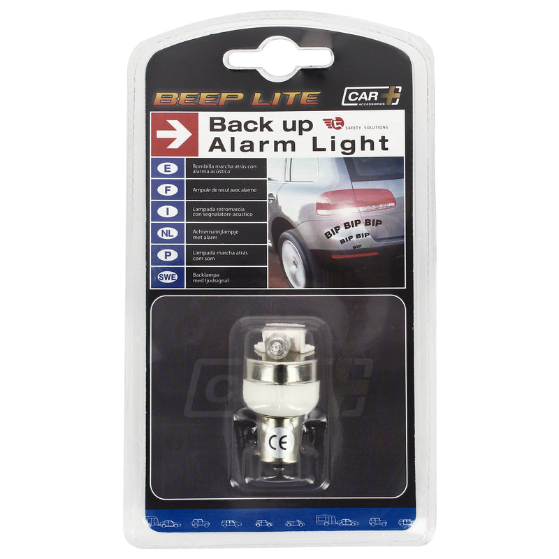 Achteruitrij lamp met piep geluid