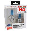 Spectra H4 90/100wat lampenset met T10 lampjes ultra white