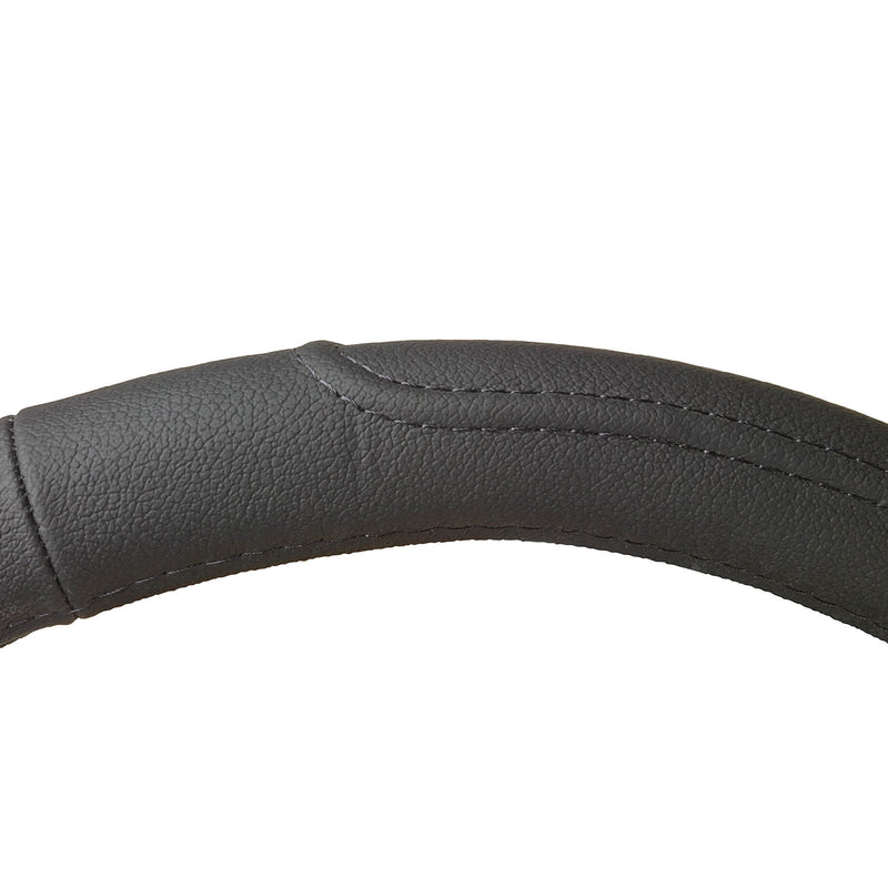 Bestelbus Stuurhoes Groot 42cm zwart Leer met zwart