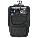 Deep dish rubber automat zwart 3st