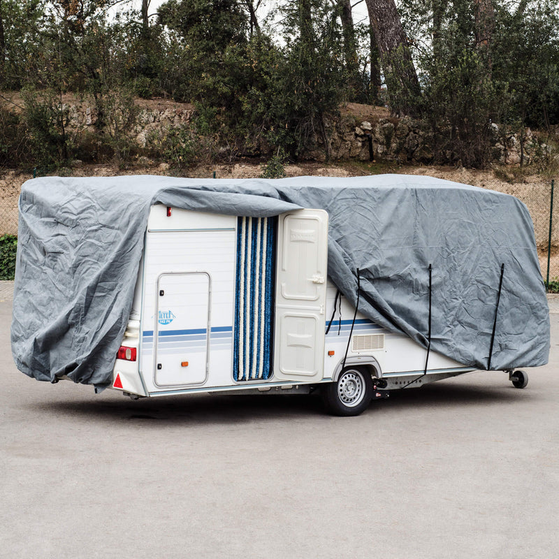 Caravan beschermhoes / afdekhoes PVC 525X225X220cm (4,65Mx5,