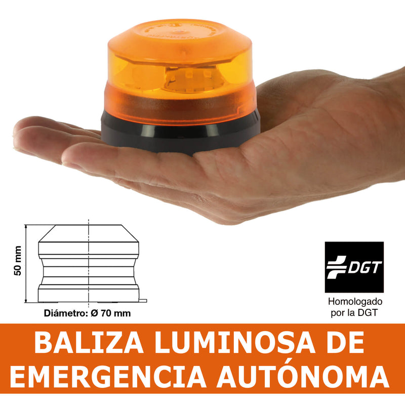 Knipperend waarschuwingslicht - Noodlicht magnetisch batteri