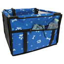 Luxe Autostoel Hond 39x39cm Blauw
