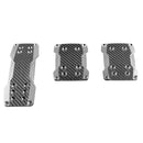 Carbon Pedaal 'Pads' Zilver