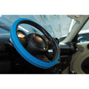 Stuurhoes auto universeel type Artisan Azur blauw met wit