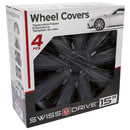 Wieldoppen 15" Kentucky Carbon Zwart