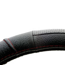 Funda Volante Race Sport stuurwiel hoes zwart rode stiksel