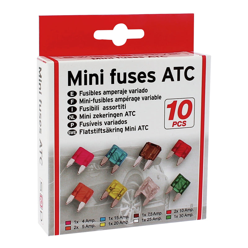 Auto zekeringen mini 10 stuks ATC