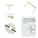 Turbo druk meter wit 52mm 12v