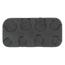 Euro muntenbakje van zwart kunststof