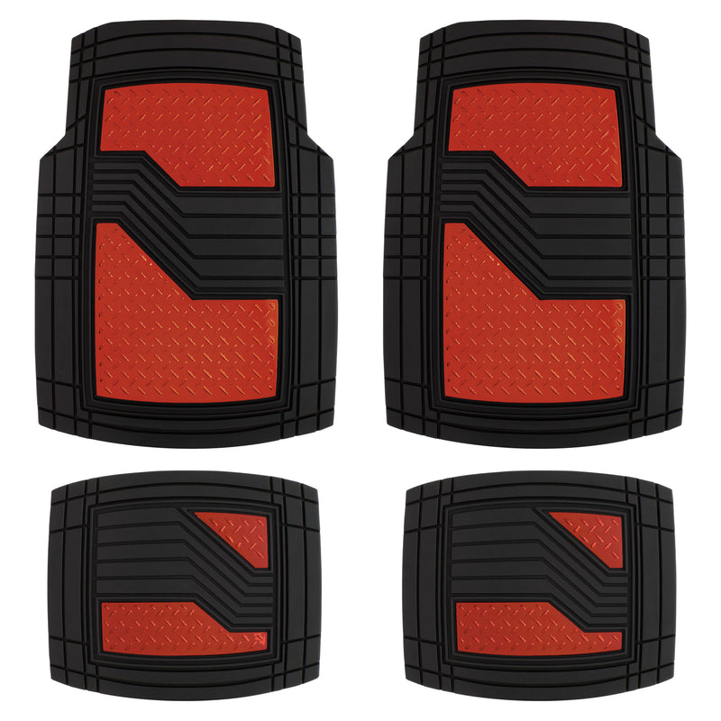 Ultimate Vloermat 70x50 Rood 4 St