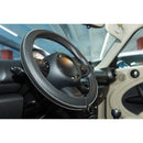 Stuurhoes auto universeel type Artisan donker zwart met w