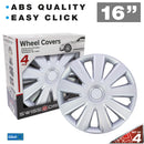 Wieldoppen 16" Kentucky Carbon Zilver