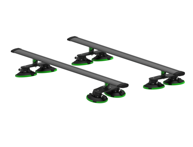 Tree Frog Pro Crossbar Rack 8 Vacuum cups Zwart