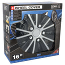 Wieldoppen 16 inch Nebraska zilver zwart